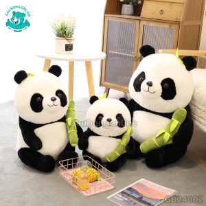 gấu trúc bông Ôm tre