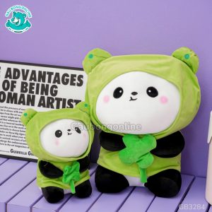 gấu trúc bông cosplay Ếch xanh